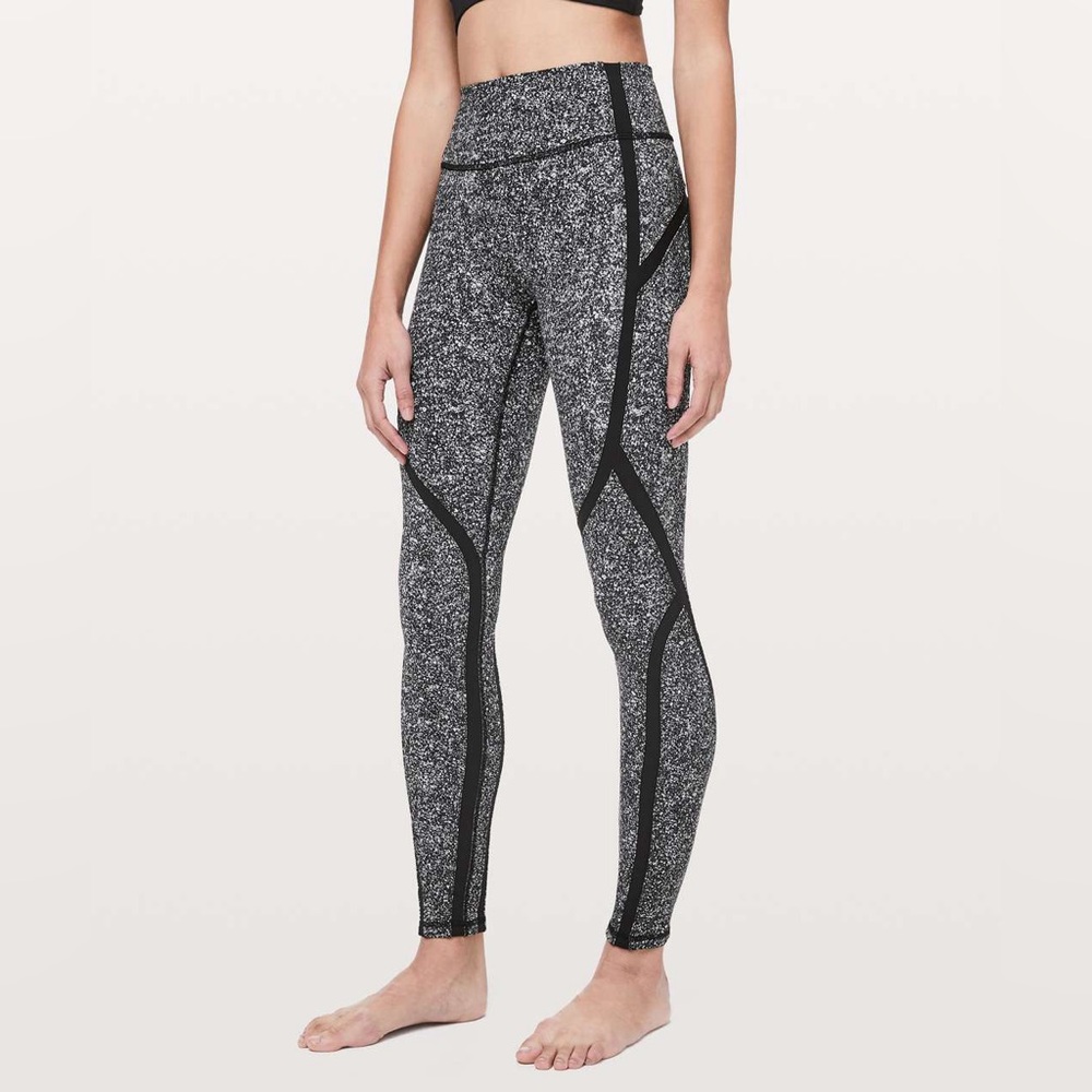 Lululemon Sleek & Strong Full Length Leggings *28” - Diffuse Starlight Black
